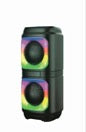 blastico wholesale bluetooth speaker with LED RGB light portable speaker wireless party speaker box for outdoor events flaming light speaker share music with friends affordable mini speaker b2b wholesale electronic cheap plastic speaker with USB TF FM AUX MIC microphones