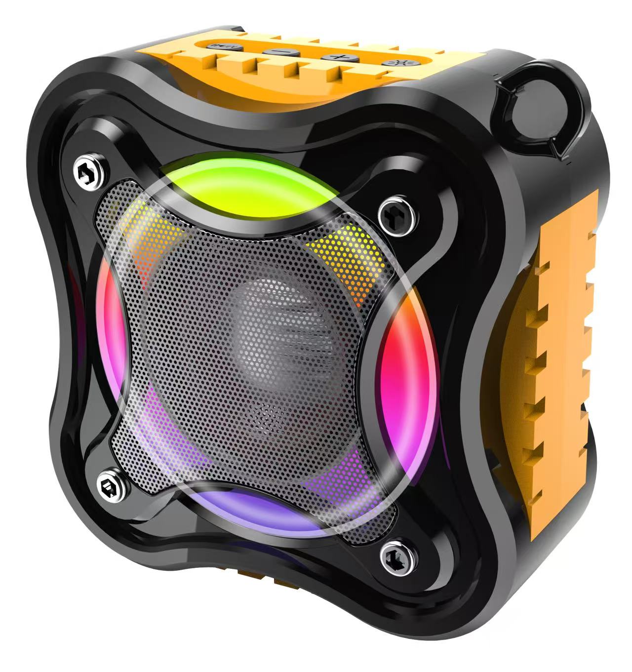 blastico wholesale bluetooth speaker with LED RGB light portable speaker wireless party speaker box for outdoor events flaming light speaker share music with friends affordable mini speaker b2b wholesale electronic cheap plastic speaker with USB TF FM AUX MIC microphones