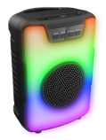 blastico wholesale bluetooth speaker with LED RGB light portable speaker wireless party speaker box for outdoor events flaming light speaker share music with friends affordable mini speaker b2b wholesale electronic cheap plastic speaker with USB TF FM AUX MIC microphones