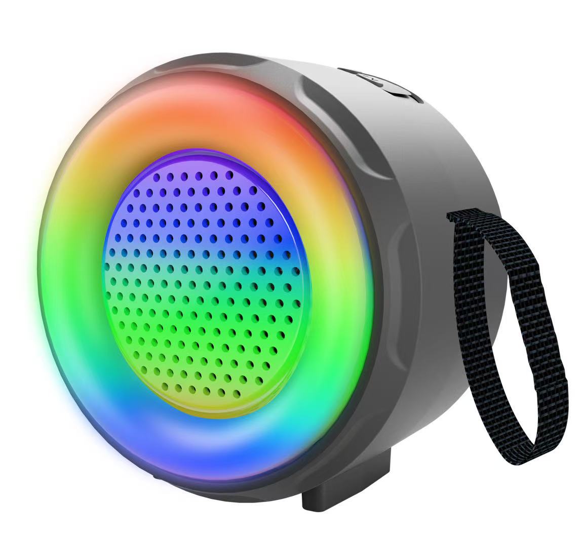 blastico wholesale bluetooth speaker with LED RGB light portable speaker wireless party speaker box for outdoor events flaming light speaker share music with friends affordable mini speaker b2b wholesale electronic cheap plastic speaker with USB TF FM AUX MIC microphones