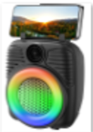 blastico wholesale bluetooth speaker with LED RGB light portable speaker wireless party speaker box for outdoor events flaming light speaker share music with friends affordable mini speaker b2b wholesale electronic cheap plastic speaker with USB TF FM AUX MIC microphones