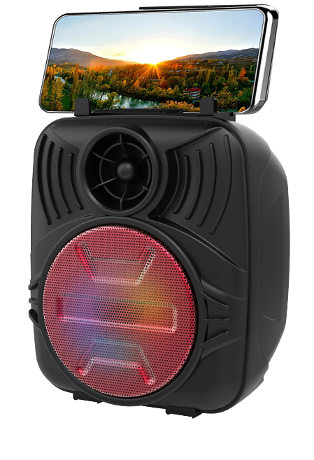 blastico wholesale bluetooth speaker with LED RGB light portable speaker wireless party speaker box for outdoor events flaming light speaker share music with friends affordable mini speaker b2b wholesale electronic cheap plastic speaker with USB TF FM AUX MIC microphones