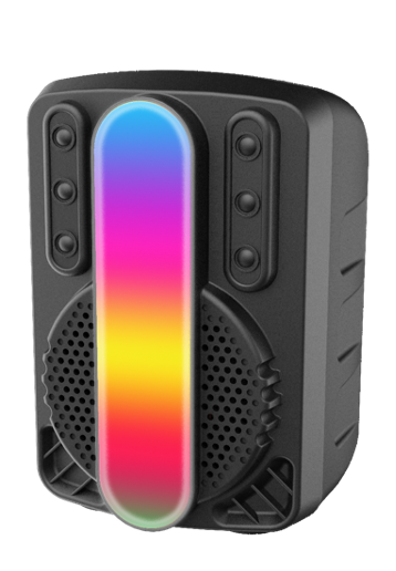 blastico wholesale bluetooth speaker with LED RGB light portable speaker wireless party speaker box for outdoor events flaming light speaker share music with friends affordable mini speaker b2b wholesale electronic cheap plastic speaker with USB TF FM AUX MIC microphones