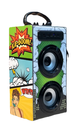 blastico wholesale bluetooth speaker with LED RGB light portable speaker wireless party speaker box for outdoor events flaming light speaker share music with friends affordable mini speaker b2b wholesale electronic cheap plastic speaker with USB TF FM AUX MIC microphones customizable speakers custom speakers