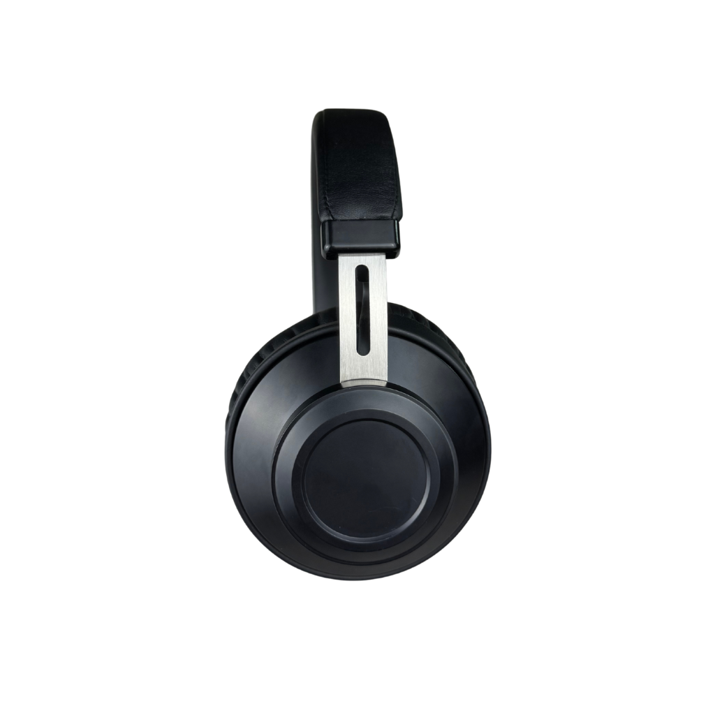 diodiy black over-ear headphone monitor headset wireless bluetooth with large drivers