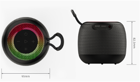 blastico wholesale bluetooth speaker with LED RGB light portable speaker wireless party speaker box for outdoor events flaming light speaker share music with friends affordable mini speaker b2b wholesale electronic cheap plastic speaker with USB TF FM AUX MIC microphones