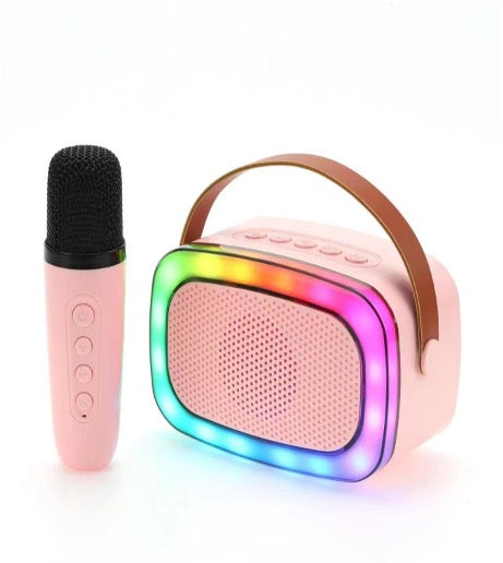 blastico wholesale bluetooth speaker with LED RGB light portable speaker wireless party speaker box for outdoor events flaming light speaker share music with friends affordable mini speaker b2b wholesale electronic cheap plastic speaker with USB TF FM AUX MIC microphones