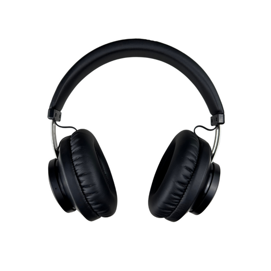 diodiy black over-ear headphone monitor headset wireless bluetooth with large drivers