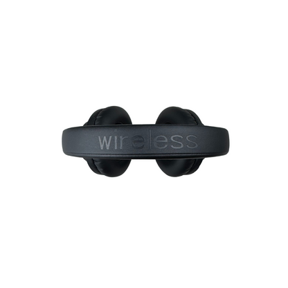 diodiy black over-ear headphone monitor headset wireless bluetooth with large drivers